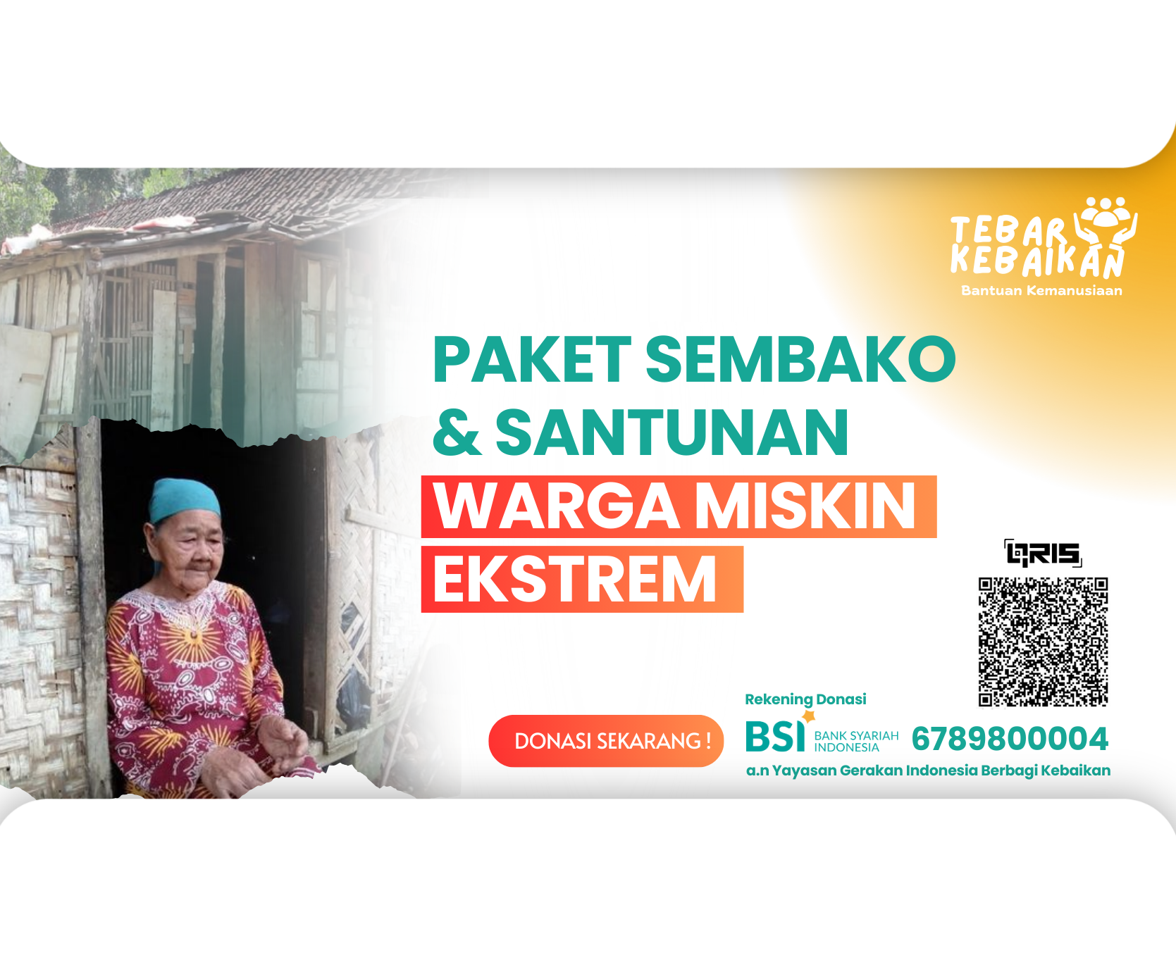 Sembako Warga Miskin Ekstrem